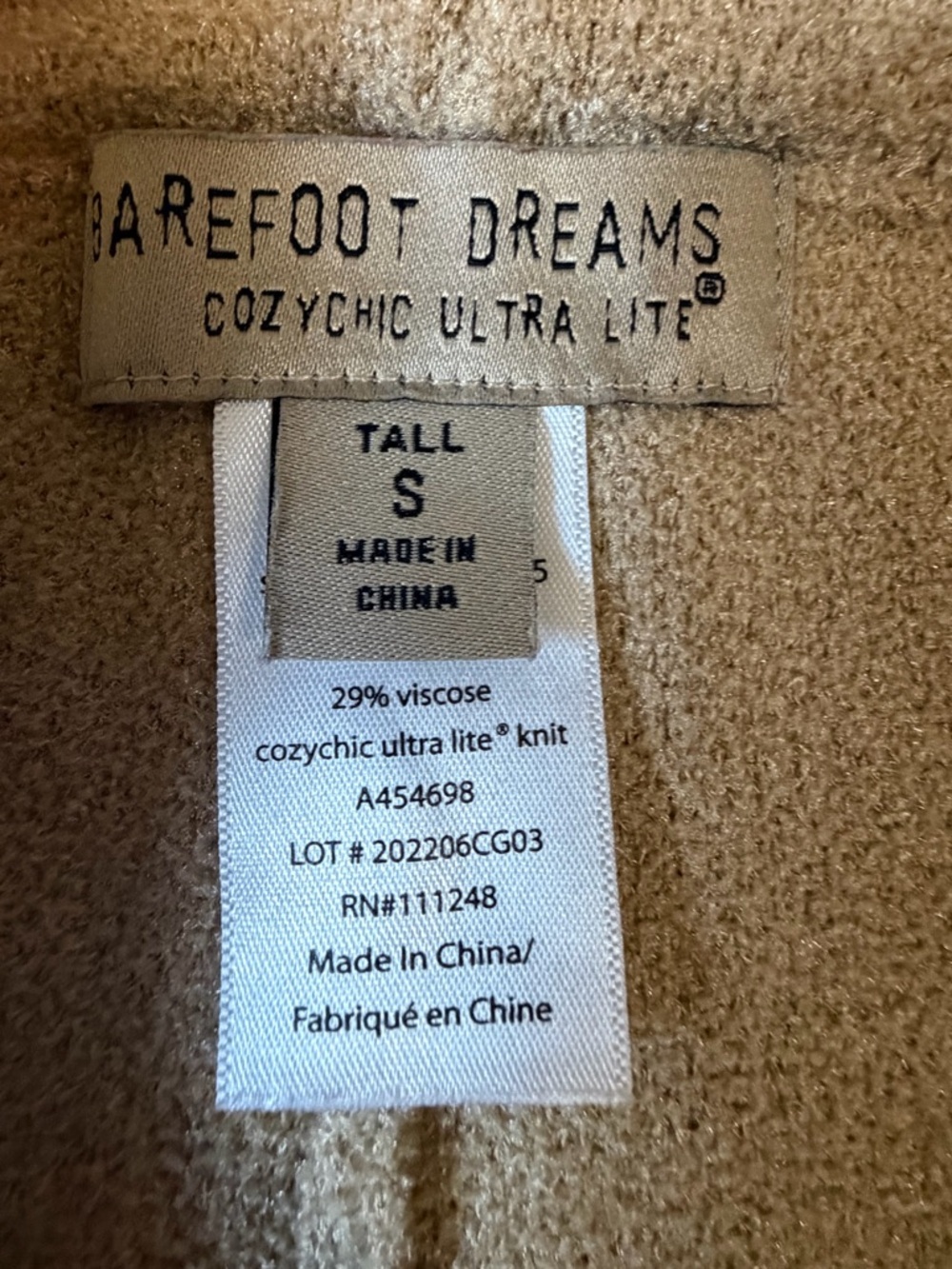 Barefoot Dreams Cozychic Ultra Lite Knit Top - Camel - Picture 3 of 5